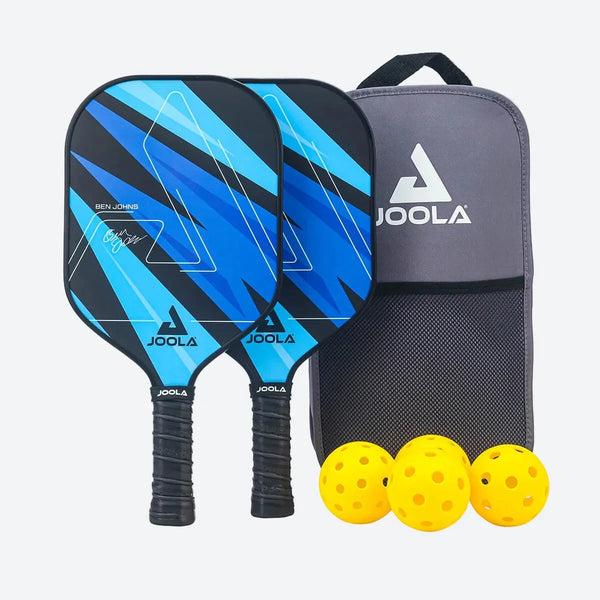 JOOLA Ben Johns Blue Lightning Pickleball Paddle Set