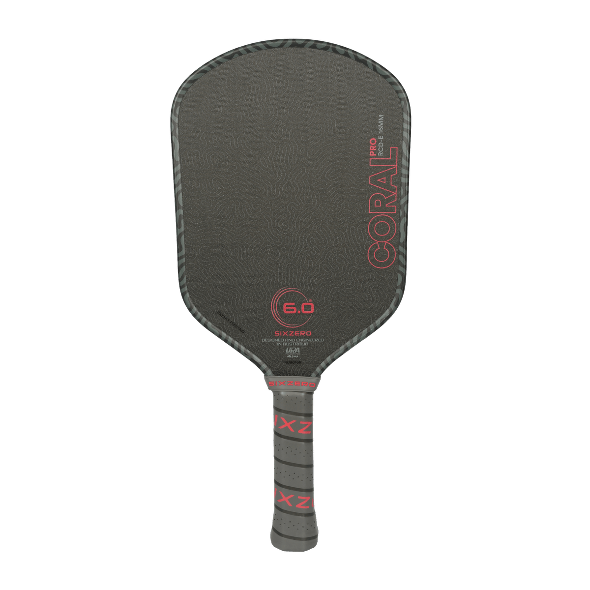 Six Zero Coral Pro 16mm Pickleball Paddle