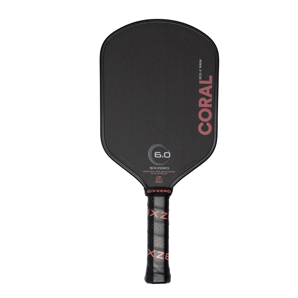 Six Zero Coral 16mm Pickleball Paddle