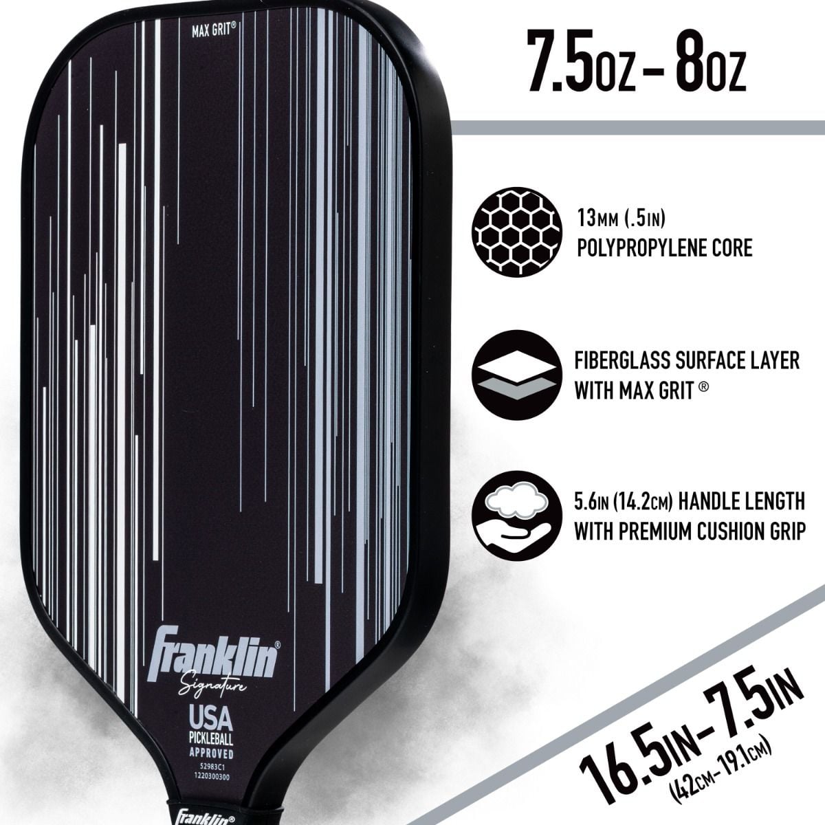 Franklin Signature Series Pickleball Paddle with MaxGrit
