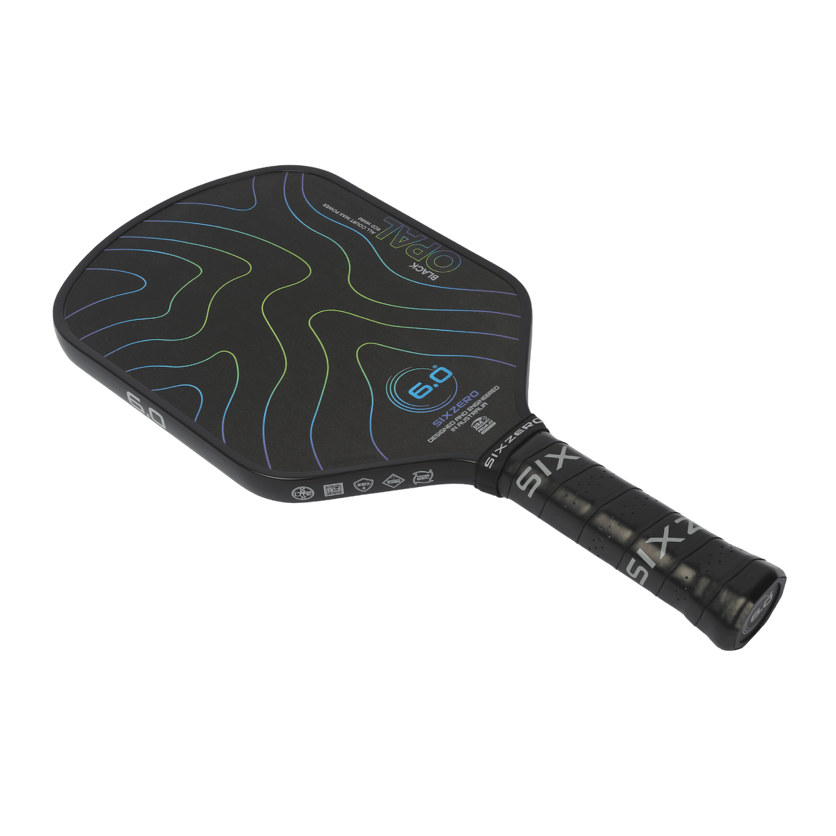 Six Zero Black Opal 14mm Pickleball Paddle