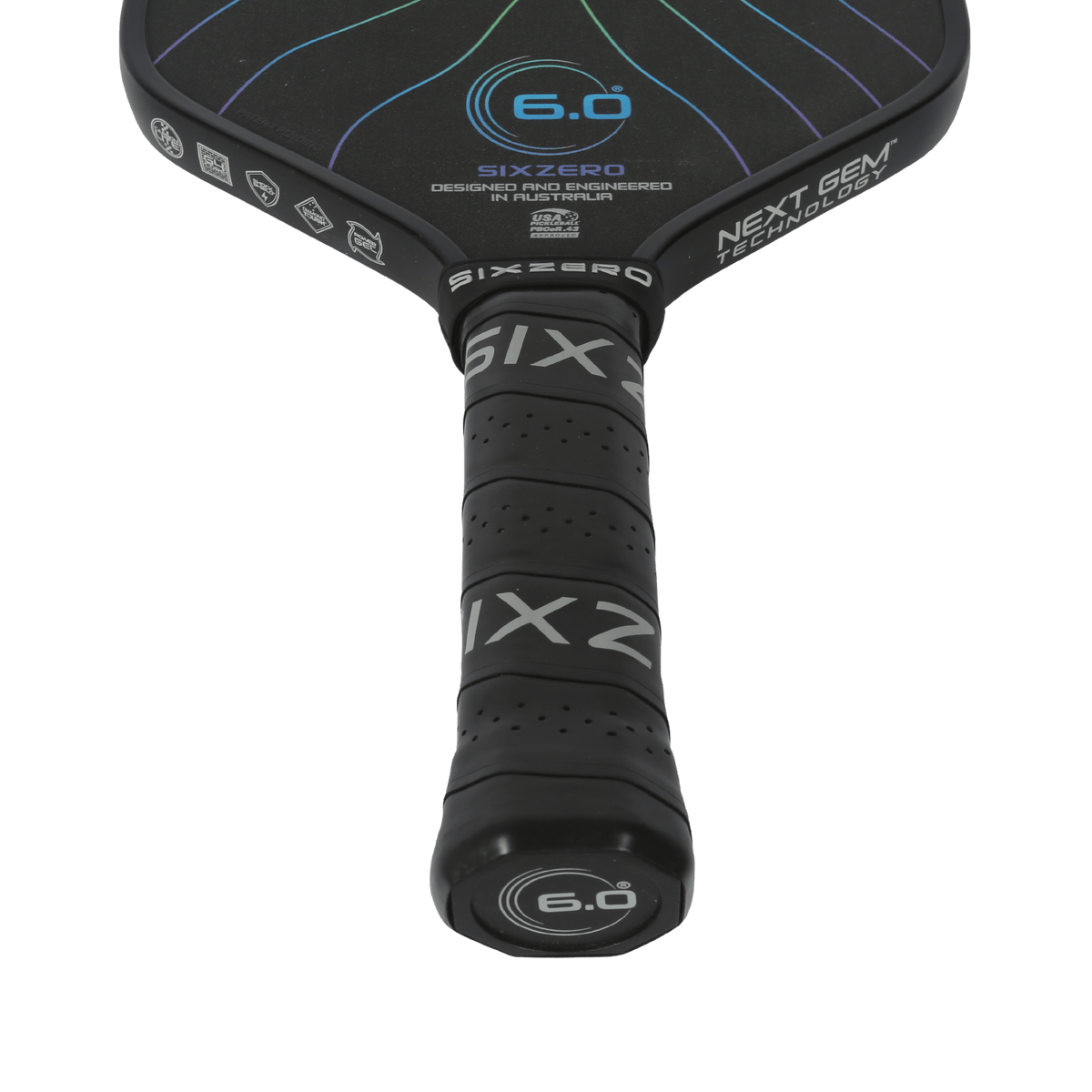Six Zero Black Opal 14mm Pickleball Paddle