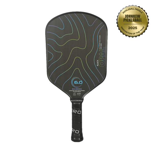 Six Zero Black Opal 14mm Pickleball Paddle