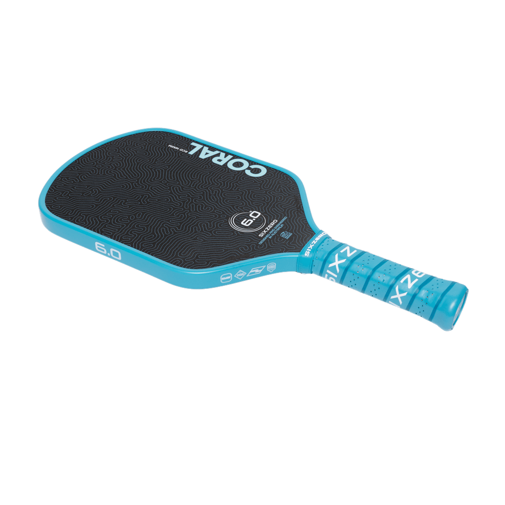 Six Zero Coral Hybrid 16mm Pickleball Paddle