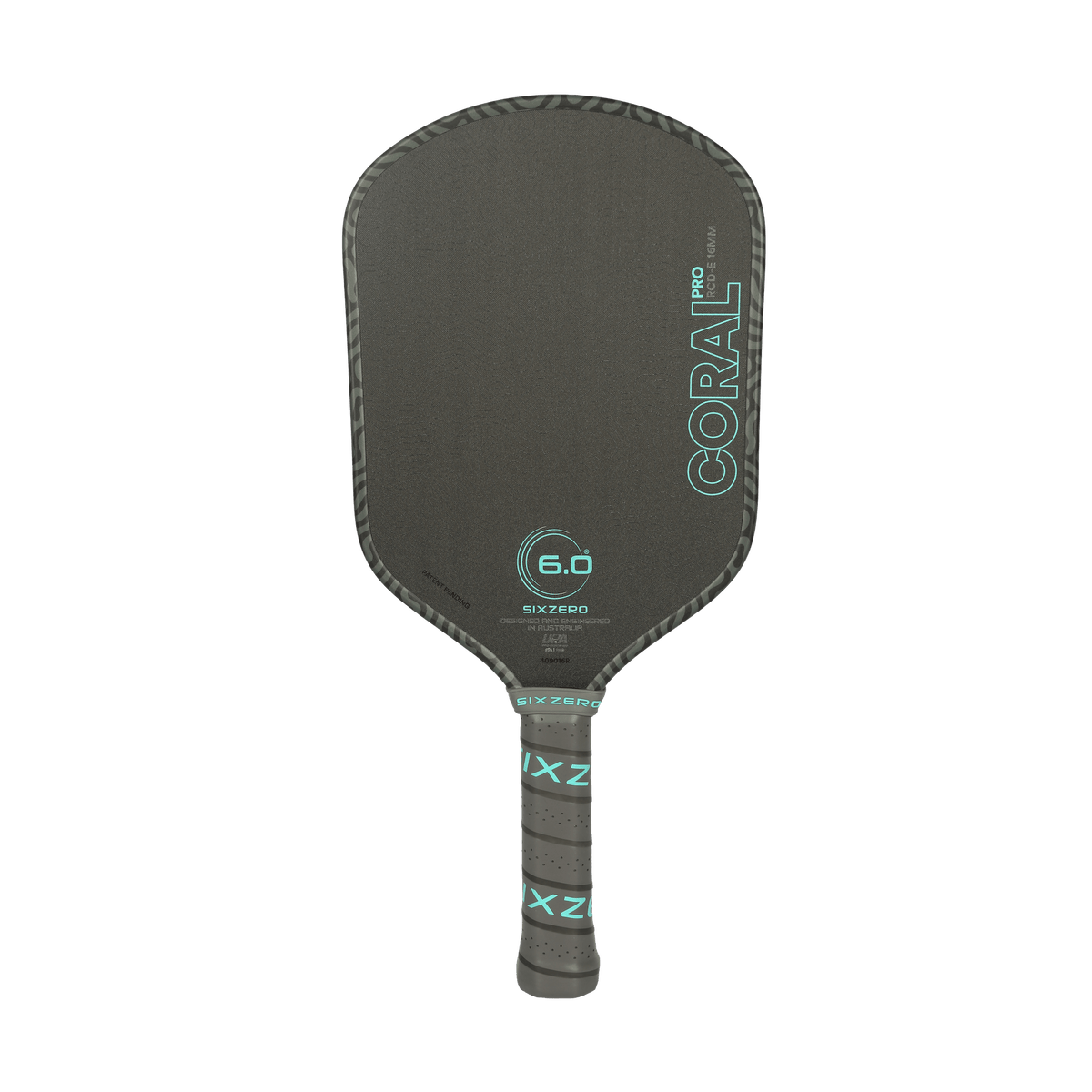 Six Zero Coral Pro 16mm Pickleball Paddle