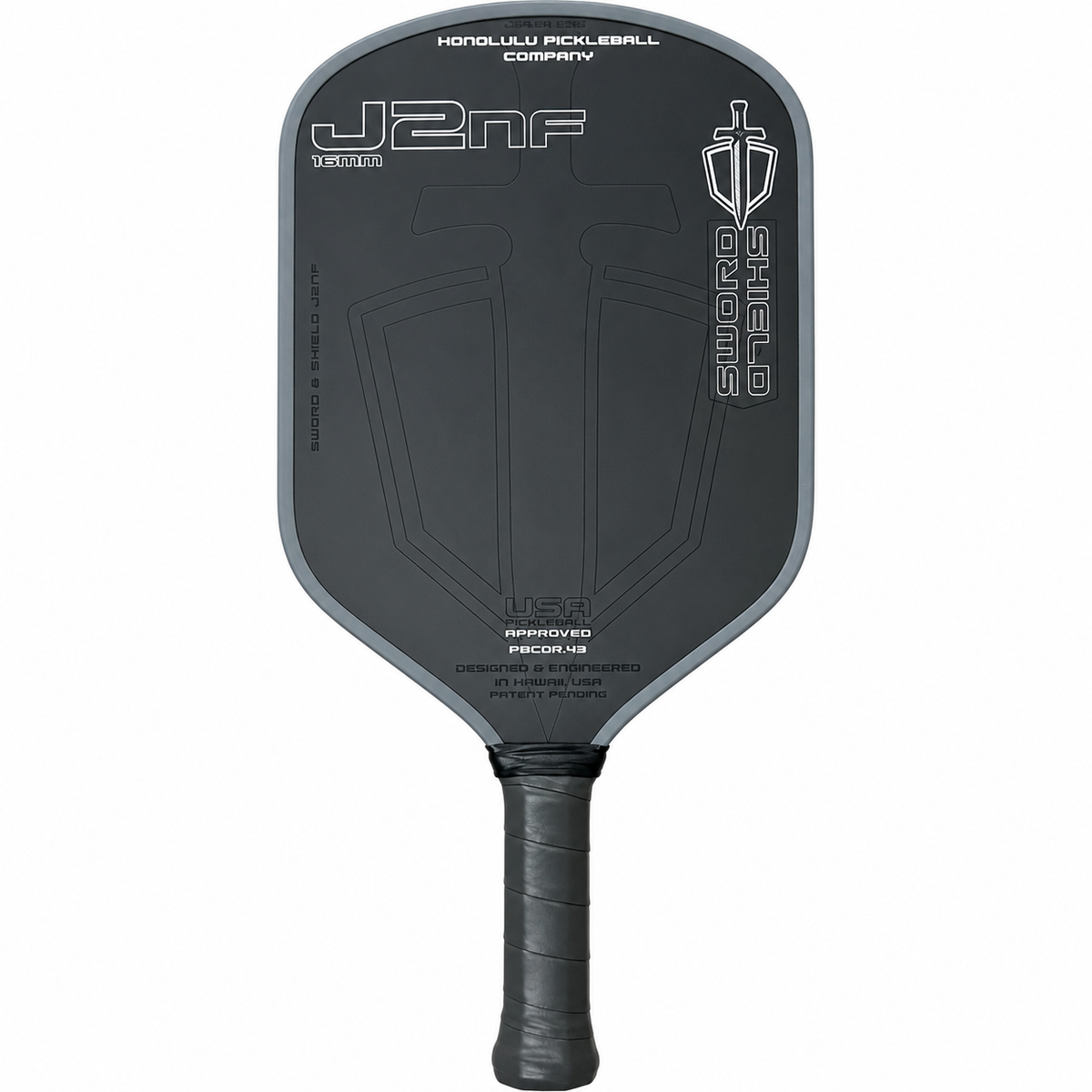 Honolulu Sword & Shield J2NF Pickleball Paddle