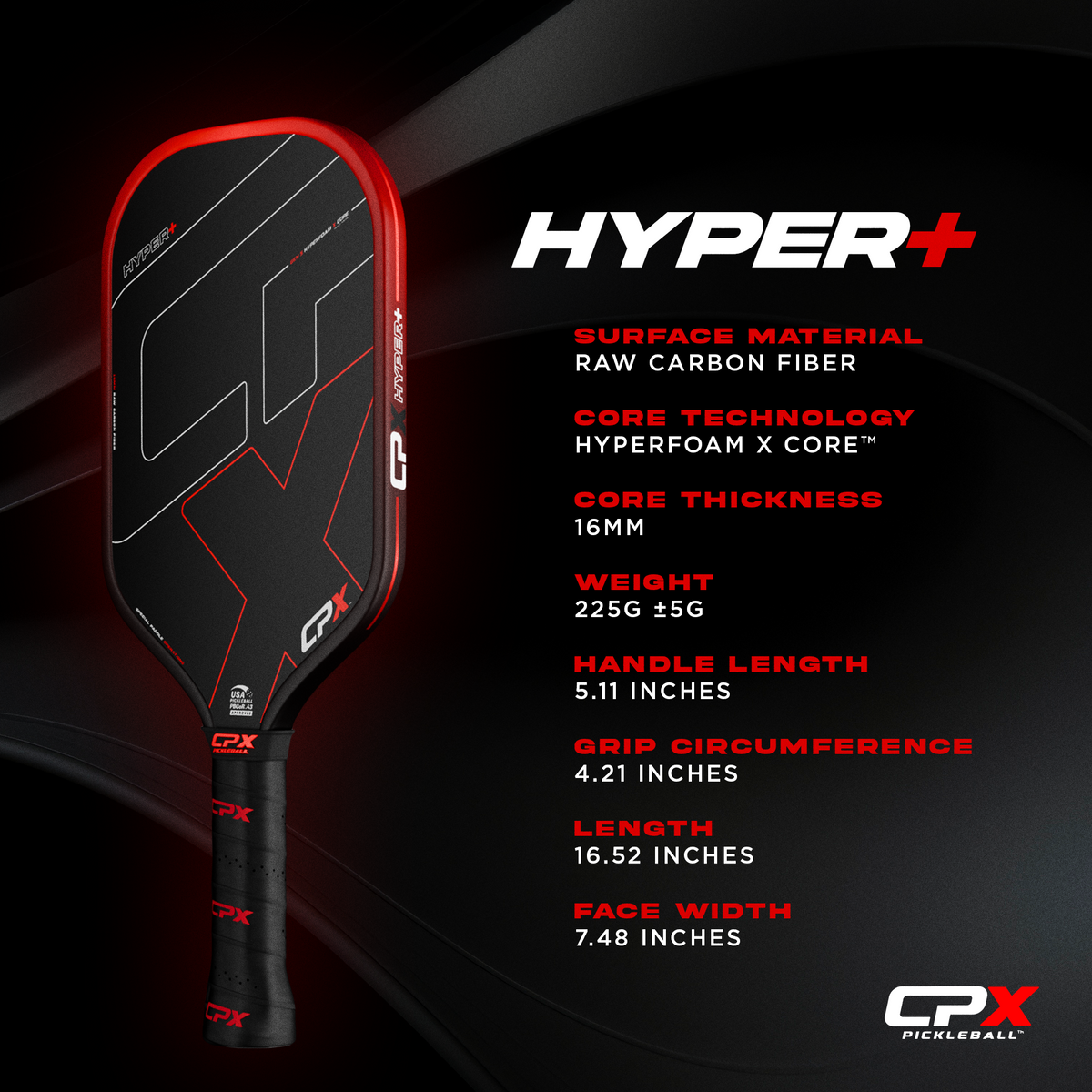 CPX Hyper+ Pickleball Paddle