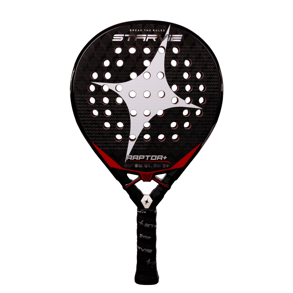 StarVie Raptor+ Red Padel Racket