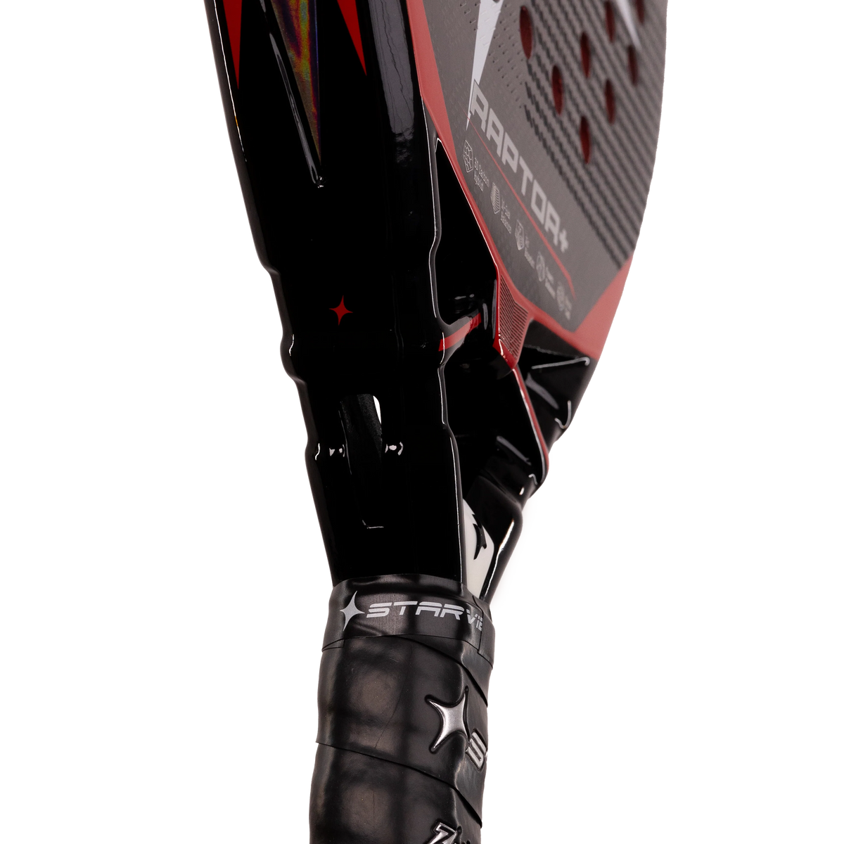StarVie Raptor+ Red Padel Racket