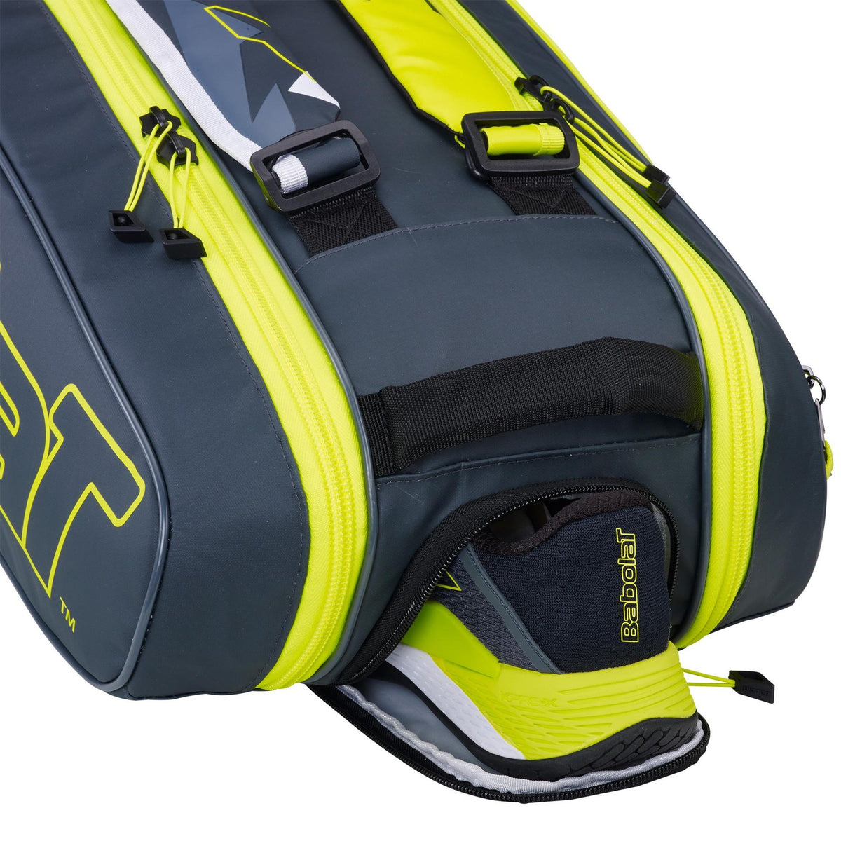 Babolat Pure Aero 6-Racket Bag - Grey/Yellow