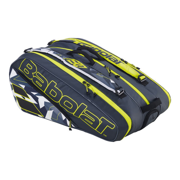 Babolat Pure Aero Racket Bag Large - Grey/Yellow