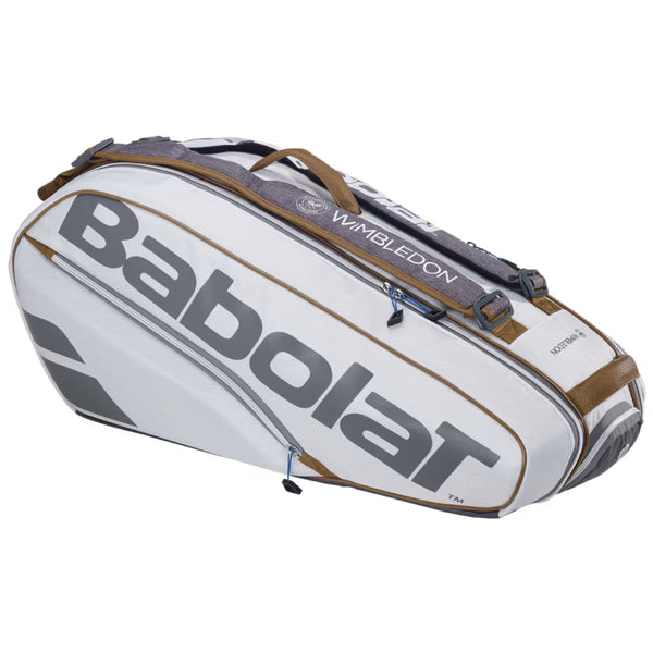 Babolat Pure Wimbledon Racket Bag - White/Grey