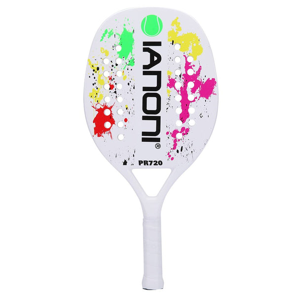 IANONI Beach Tennis Racket - White Splash