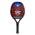 Skull & Star Beach Tennis Racket - Red