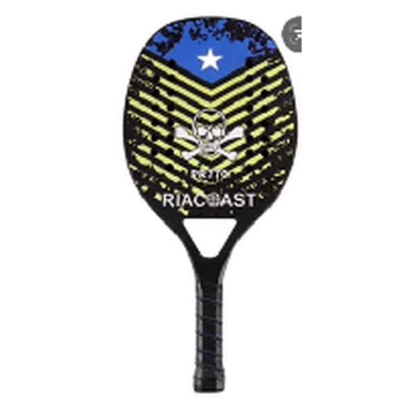 Skull & Star Beach Tennis Racket - Yellow